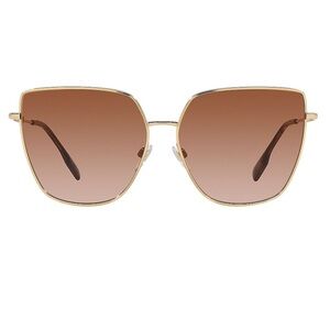 Burberry Alexis oversized Sunglasses in Gold